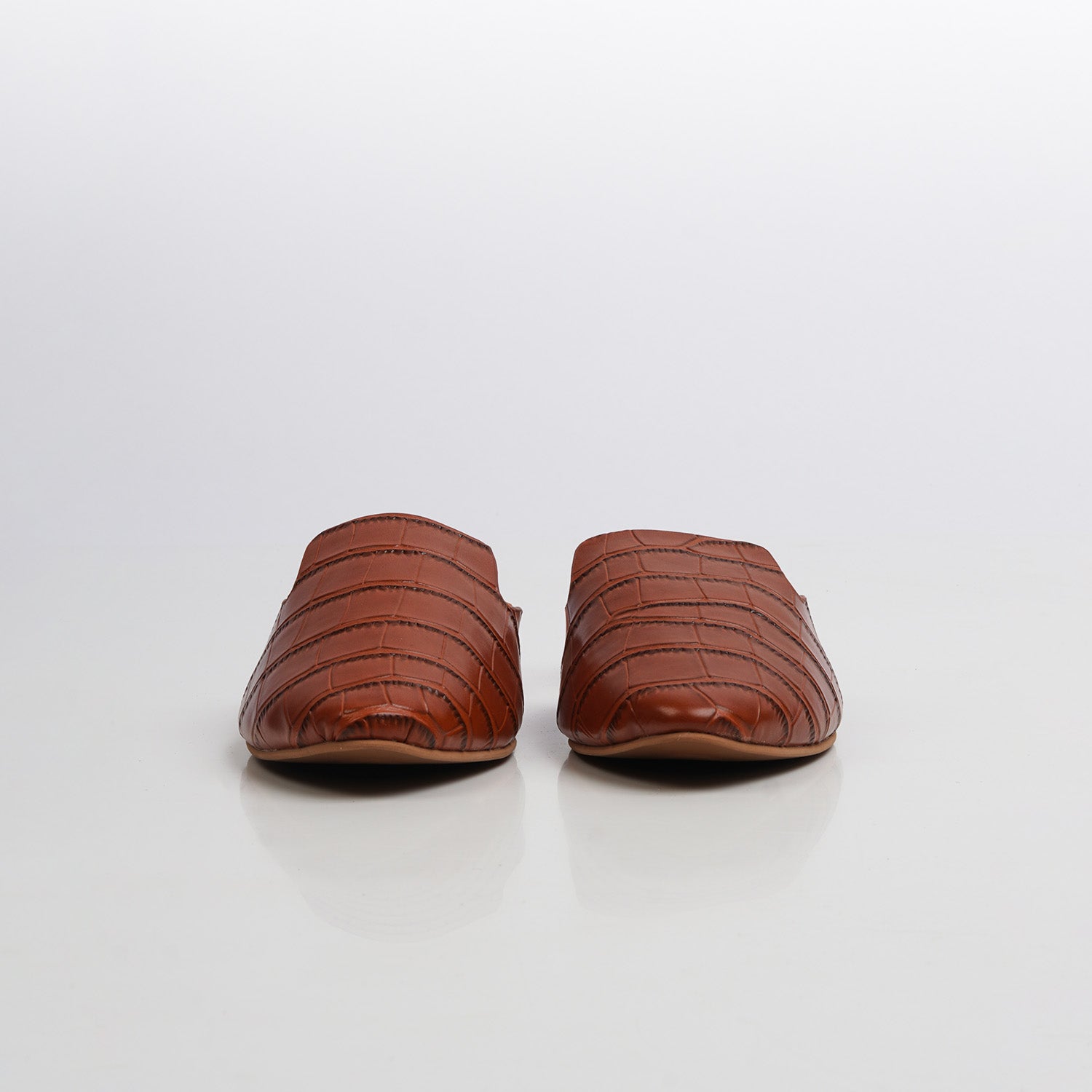 Zarif - Tan Mules