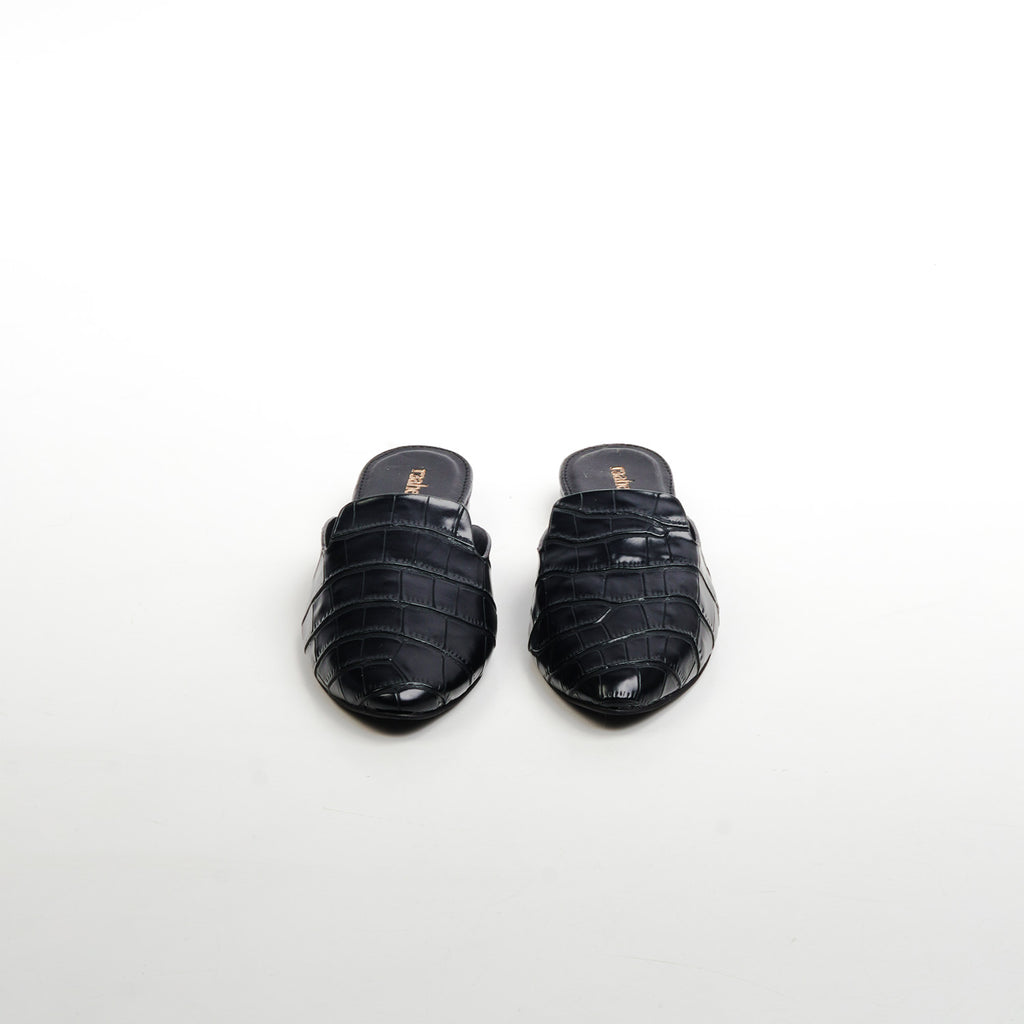 Zarif - Black Mules