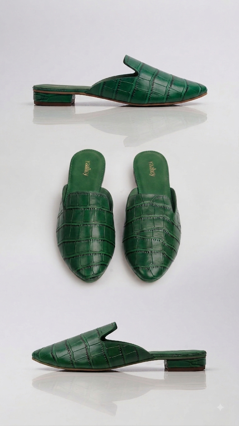 Zarif - Emerald Mules
