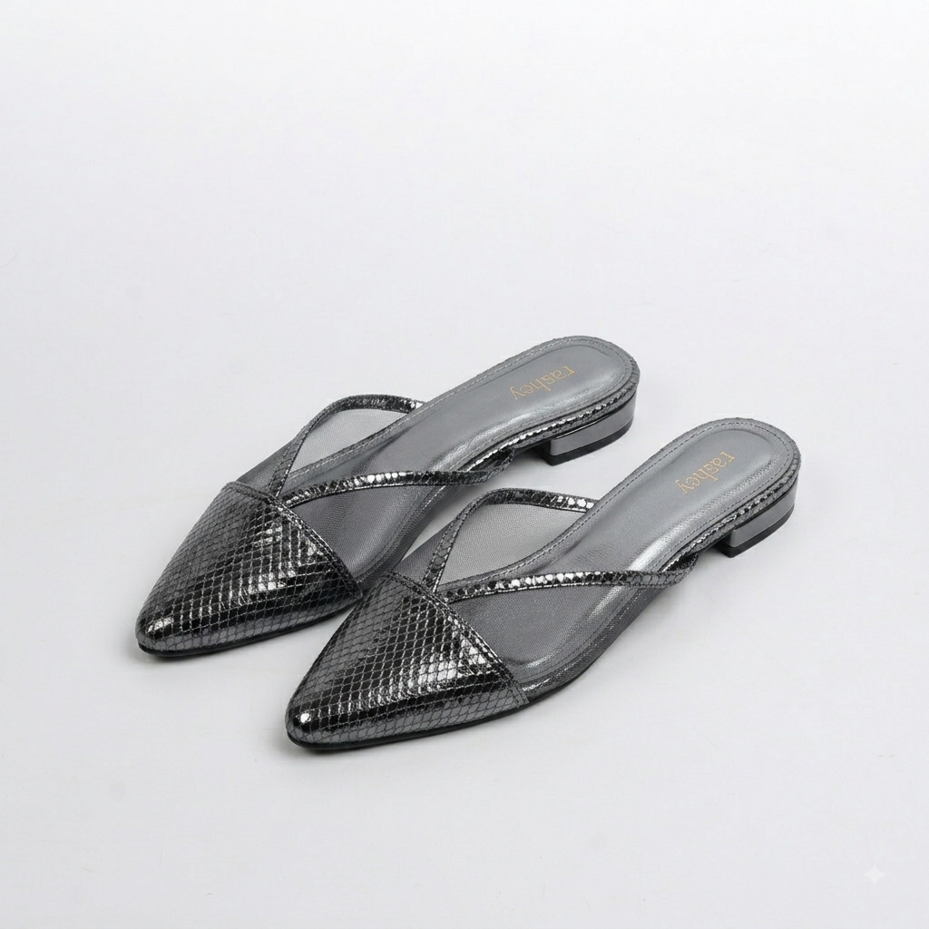 Grace - Grey Mules